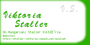 viktoria staller business card